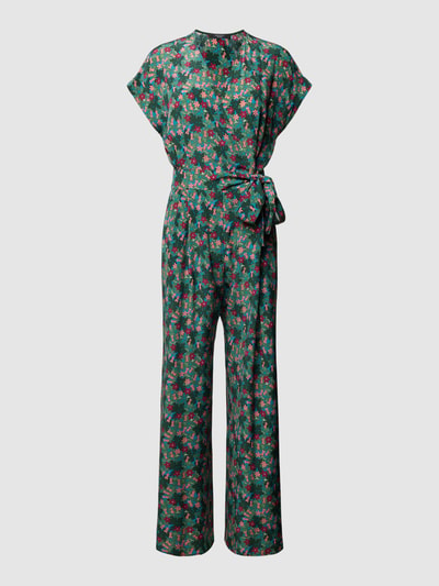 Weekend Max Mara Jumpsuit mit floralem Muster Modell 'DOLLARO' Dunkelgruen 2