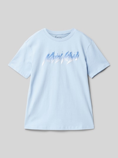 KARL KANI T-Shirt mit Label-Print Bleu 1