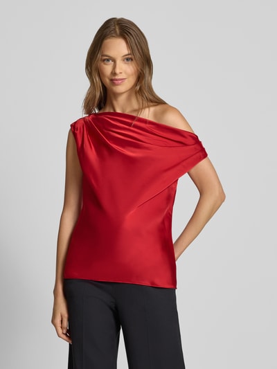 Lauren Ralph Lauren Blusentop im Off-Shoulder-Look Modell 'KINTHEA' Rot 4