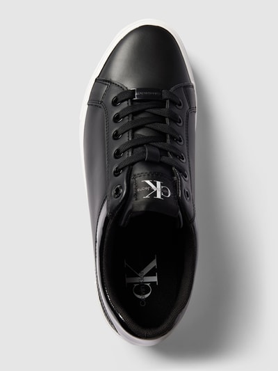 Calvin Klein Jeans Plateau-Sneaker mit Label-Print Modell 'VULC' Schwarz 5