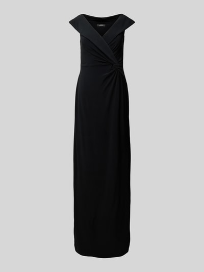 Lauren Ralph Lauren Abendkleid mit Knotendetail Modell 'LEONIDAS' Black 2