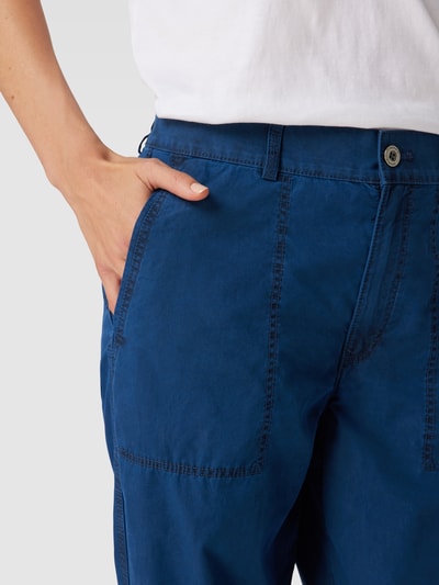 Esprit Stoffen broek met verkorte pasvorm Marineblauw - 3