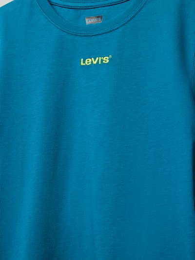 Levi’s® Kids T-shirt z nadrukiem z logo Petrol 2