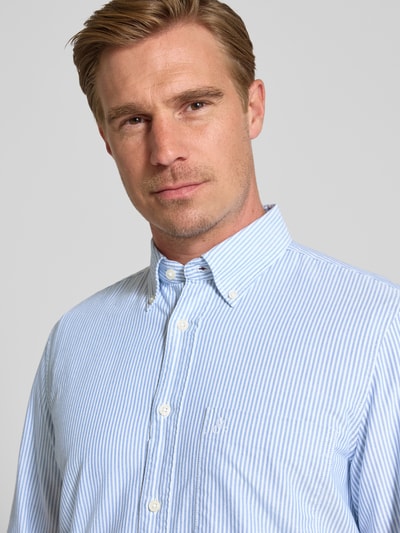 Marc O'Polo Regular Fit Freizeithemd aus reiner Baumwolle Bleu 3