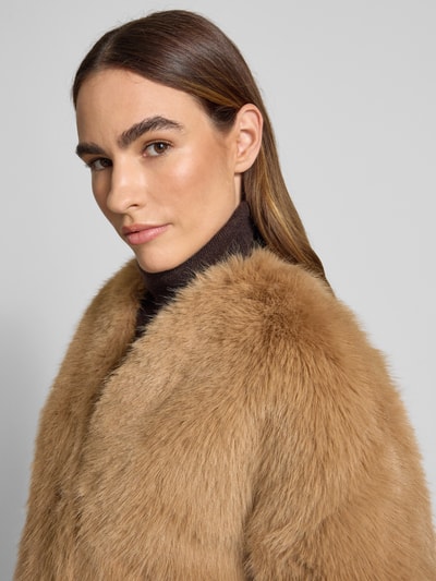 Rich & Royal Kunstfell Jacke mit Kunstfellbesatz Sand 3