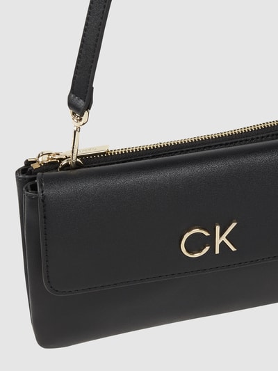 CK Calvin Klein Crossbodytas in leerlook   Zwart - 3