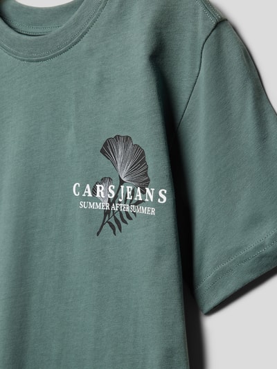 CARS JEANS T-shirt z okrągłym dekoltem model ‘Shade’ Grafitowy 2