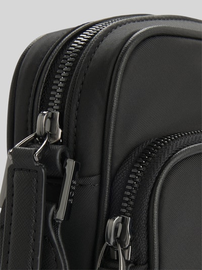 BOSS Umhängetasche aus Twill Modell 'B_ICON_NS CROSSB' Black 6