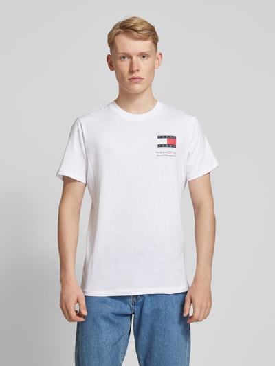 Tommy Jeans Slim Fit T-Shirt mit Logo-Stitching im 2er-Pack Weiss 4