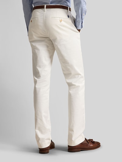 Polo Ralph Lauren Gerade Hose aus Baumwoll-Mix Weiss 5