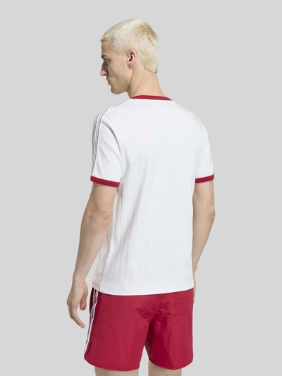 adidas Originals męski t-shirt o kroju regular fit z czystej bawełny Złamany biały 5