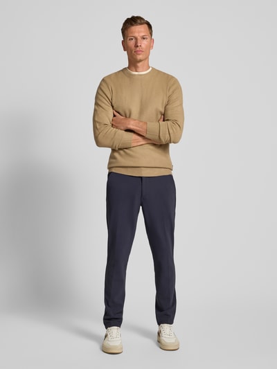 Casual Friday Spodnie do garnituru z kieszeniami z tyłu model ‘PHILIP’ Ciemnoniebieski 1