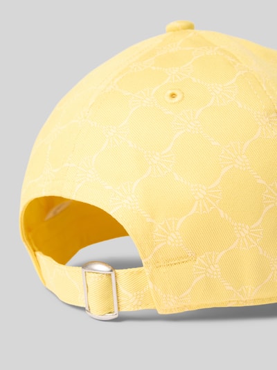 JOOP! Baseballpet met labeldetail Lichtgeel - 3