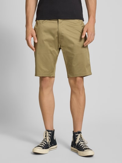 G-Star Raw Slim Fit Bermudas mit Eingrifftaschen Modell 'Bronson' Beige 4