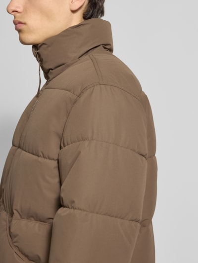 ONLY & SONS Regular Fit Puffer Jacket mit Stehkragen Modell 'PACK' Beige 3