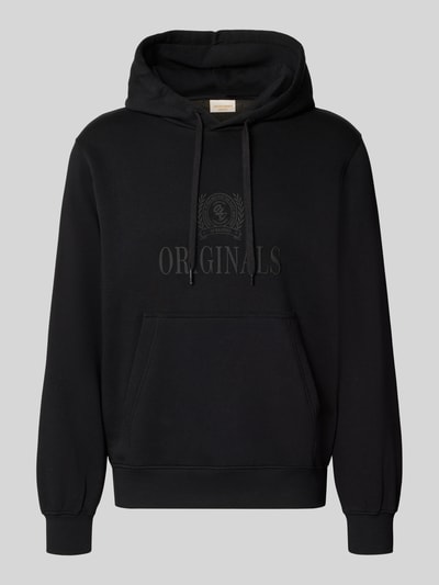JACK & JONES Hoodie aus Baumwoll-Mix Modell 'FREDERIKS' Black 1