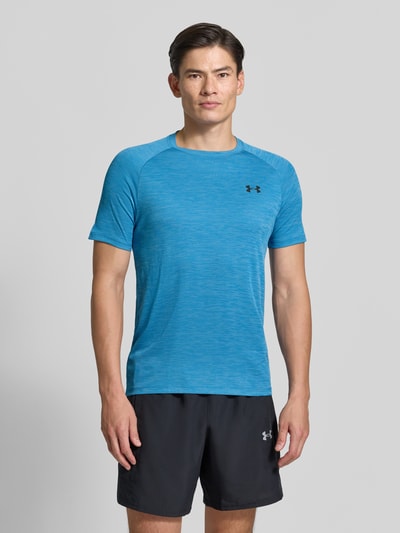 Under Armour Regular Fit Sport-T-Shirt mit Logo-Print Rauchblau 4