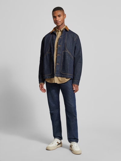 Forét Vrijetijdsoverhemd met knoopsluiting Kaki - 1