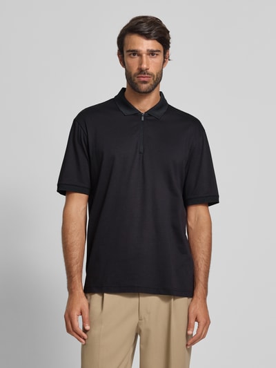 ARMANI EXCHANGE Koszulka polo z krótkim zamkiem błyskawicznym Granatowy 4