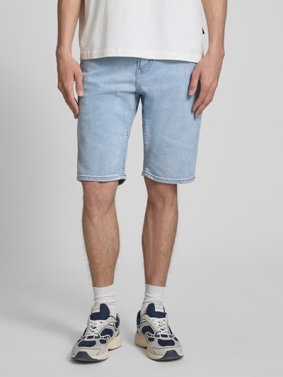 Pepe Jeans Regular Fit Jeansshorts aus Baumwoll-Mix Modell 'CASH' Hellblau 4