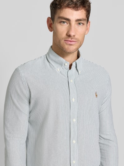 Polo Ralph Lauren Freizeithemd mit Knopfleiste Dunkelgruen 3