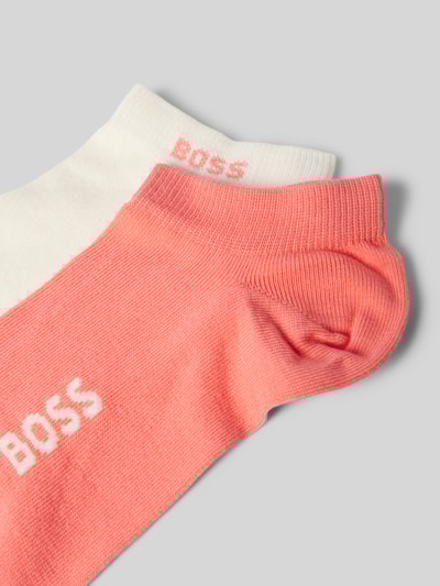 BOSS Sneakersocken mit Label-Detail im 2er-Pack Pink 2
