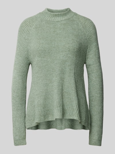 Only Strickpullover mit Mock-Neck Modell 'JADE' Mint Melange 2