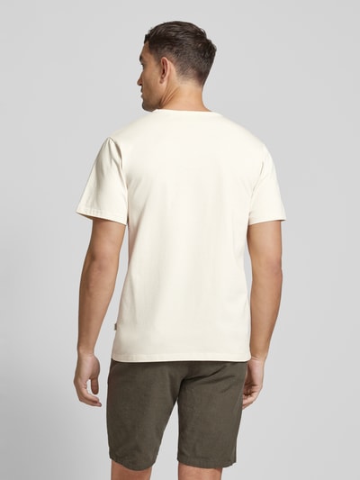 Forét T-Shirt mit Label-Detail Modell 'DREAM' Offwhite 5
