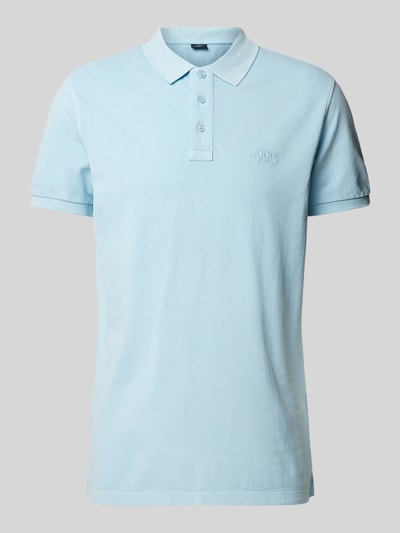 JOOP! Jeans Regular fit poloshirt in effen design, model 'Ambrosio' Lichtblauw - 2