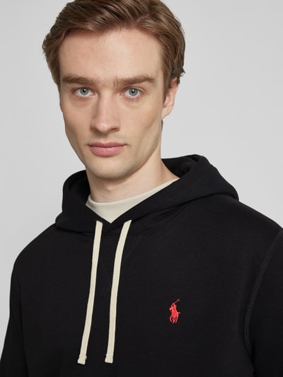 Polo Ralph Lauren Hoodie mit Label Stitching black online kaufen