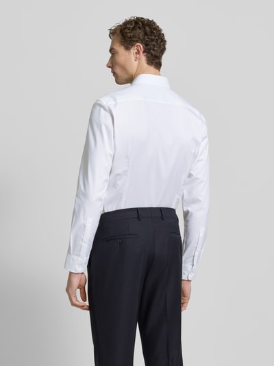 Jake*s Koszula biznesowa o kroju super slim fit z kołnierzykiem typu kent Biały 5
