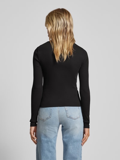 Calvin Klein Jeans Shirt met lange mouwen en labelpatch Zwart - 5