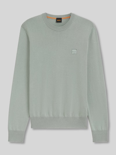 BOSS Orange Regular Fit Pullover aus Baumwoll-Kaschmir-Mix MODELL 'KANOVANO' Mint 2