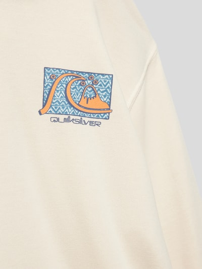 Quiksilver Bluza z kapturem i nadrukiem z logo model ‘DRYBRIDGE’ Écru 2