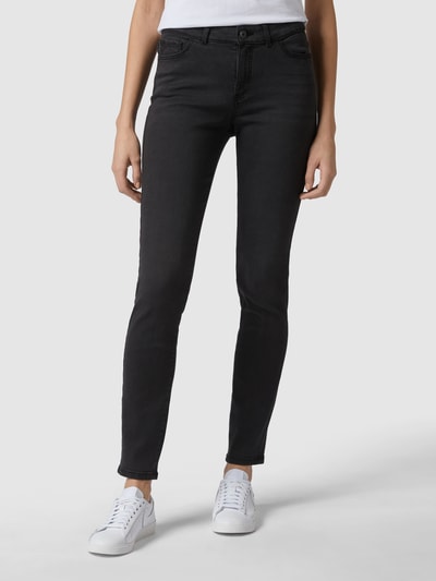 Christian Berg Woman Skinny Fit Jeans mit Stretch-Anteil Dunkelgrau 4