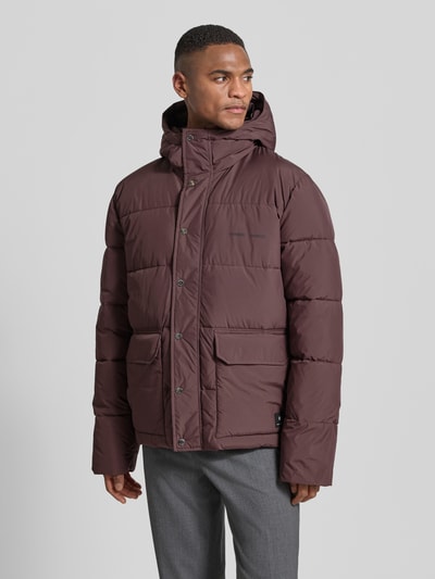 Samsøe Samsøe Steppjacke mit Kapuze Bordeaux 4