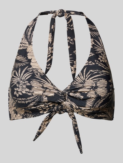 Barts Bikinitop met halter, model 'Tuala' Zwart - 1