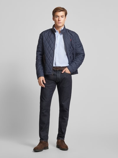 Polo Ralph Lauren Regular fit vrijetijdsoverhemd met labelstitching Bleu - 1