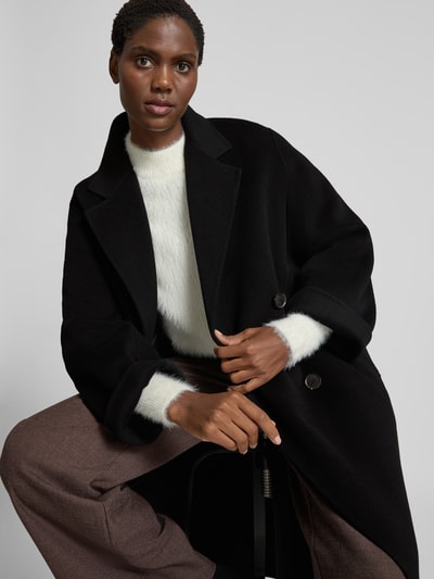 Ivy Oak Mantel mit Reverskragen Modell 'CLARA' Black 3