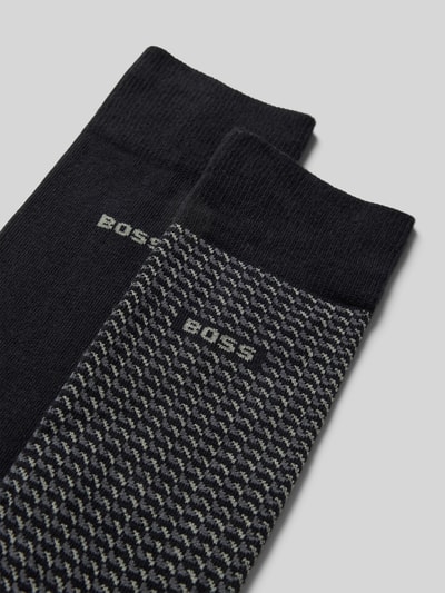 BOSS Socken mit Label-Detail im 2er-Pack Black 2