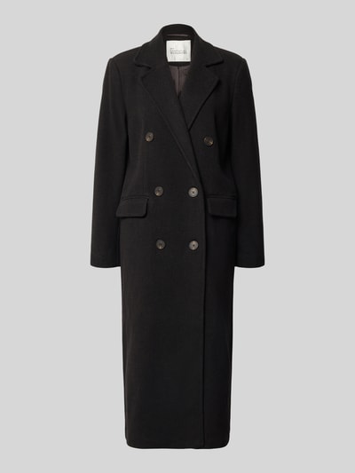 My Essential Wardrobe Mantel von Woll-Mix Modell 'Frannie' Schoko 2