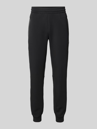 EA7 Emporio Armani Regular Fit Sweatpants mit Logo-Applikation Modell 'Train' Black 2