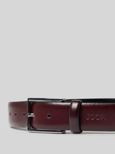 JOOP! COLLECTION Gürtel aus echtem Rindsleder Modell 'SAIS' Bordeaux 2