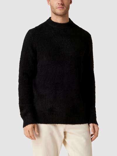 MCNEAL Strickpullover mit gerippten Abschlüssen Schwarz 4
