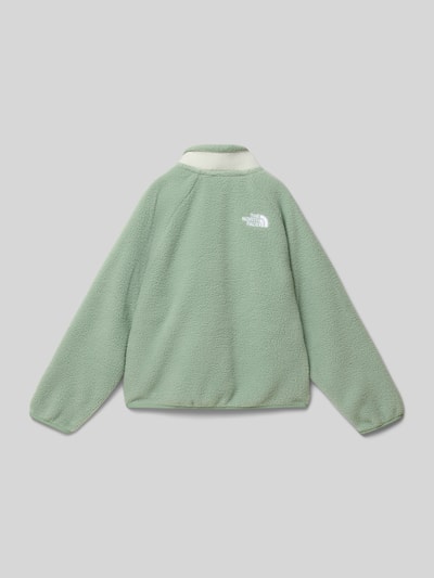 The North Face Kurtka z polaru z wyhaftowanym logo model ‘YUMIORI’ Trzcinowy 3