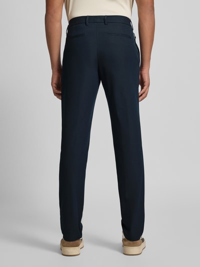 BOSS Slim Fit Anzughose aus Baumwoll-Mix Modell 'KAITON' Marine 5