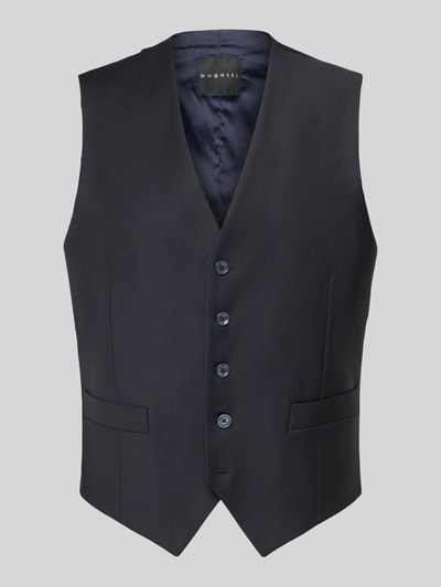bugatti Gilet met V-hals Marineblauw - 1