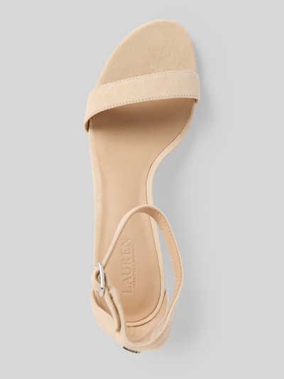 Lauren Ralph Lauren Sandalette mit Fesselriemen Modell 'ALLIE' Sand 3