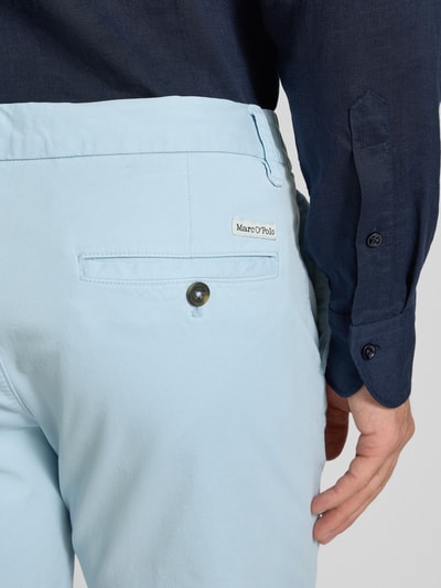 Marc O'Polo Regular Fit Shorts aus weichem Baumwoll-Mix Modell 'RESO JOGGER' Bleu 3