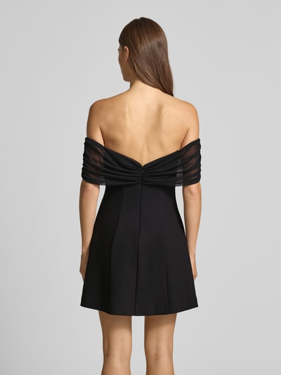 Forever New Cocktailjurk met carmenhals, model 'Josie' Zwart - 5